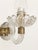Mid-Century Murano Glass & Brass Two-Arm Wall Sconces, 1960s, Set of 2 For Sale - Image 4 of 7
