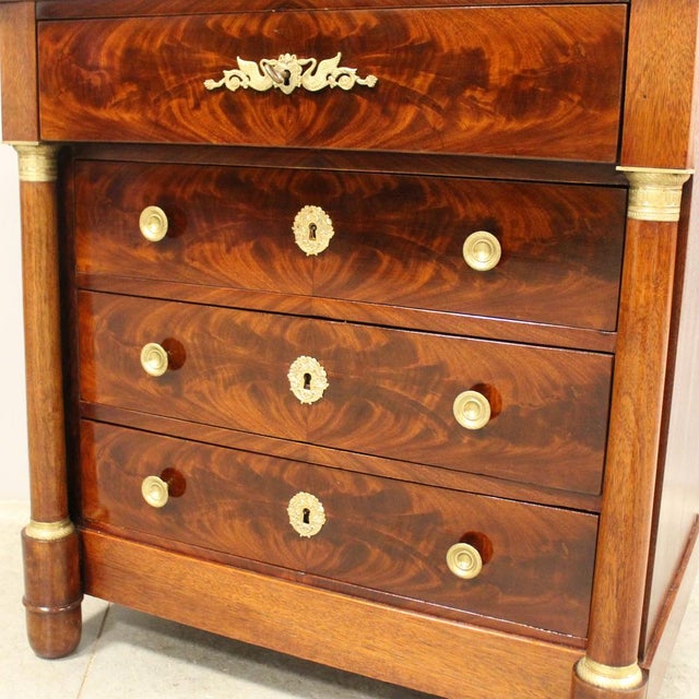 Empire Chest of Drawers, 19th Century For Sale - Image 12 of 13
