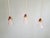 1930s Art Deco Pendant Lights in Clear Glass, 1930s, Set of 3 For Sale - Image 5 of 17