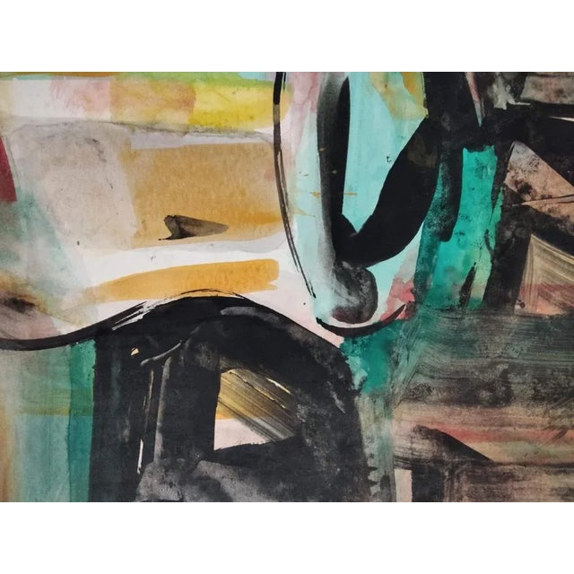 Contemporary Amadeu Casals, Untitled, 1998, Mixed Media on Paper For Sale - Image 3 of 6