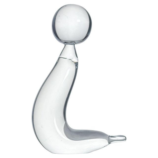 Mid-Century Modern Sea Lion Paperweight by Folke Walving, Sweden, 1960s For Sale - Image 6 of 6