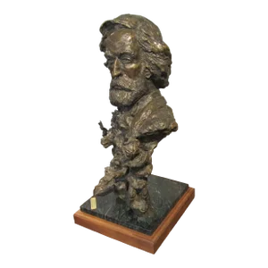 Amazing & Beautiful Bronze Bust of Composer Verdi by Steve Pastner