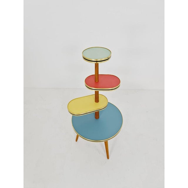 Contemporary Vintage German Plant Stand, 1950s For Sale - Image 3 of 11