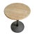 Farmhouse Vintage Round Elm & Iron Bistro Counter Table For Sale - Image 3 of 5