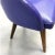 Danish Modern Purple Upholstered Barrel Tub Chairs - A Pair. For Sale In Charleston - Image 6 of 7