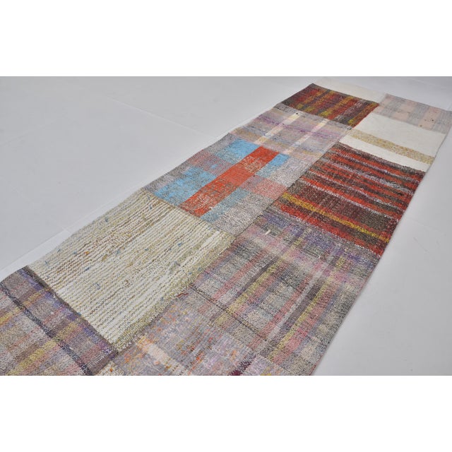 Vintage Anatolian Kilim Runner For Sale - Image 4 of 10