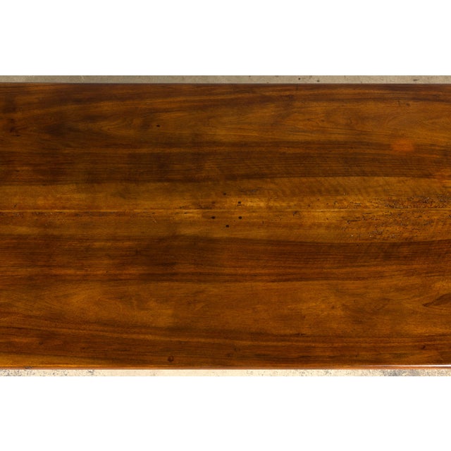 Late 19th Century French Provincial Walnut Farmhouse Table With Four Drawers For Sale In New York - Image 6 of 18
