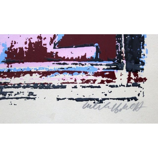 Simon Shegelman, Care, 1980s, Screen Print For Sale - Image 3 of 4