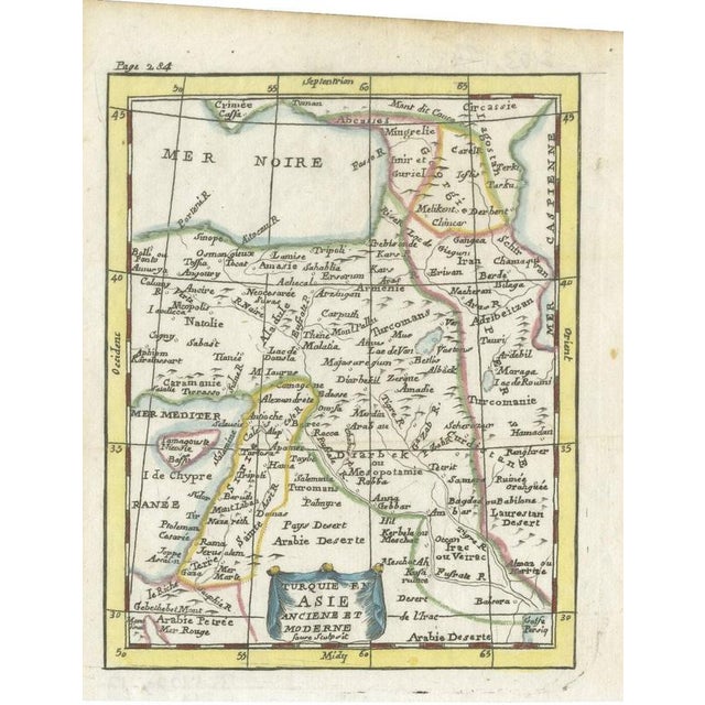 Antique Map of Turkey in Asia, Armenia and Mesopotamia, 1760 For Sale - Image 12 of 12