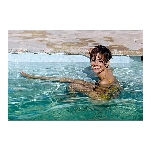 Audrey Hepburn Swims - Signed Limited Edition C Print 22 of 50, 1966 For Sale