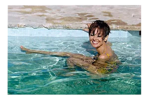 Audrey Hepburn Swims - Signed Limited Edition C Print 22 of 50, 1966