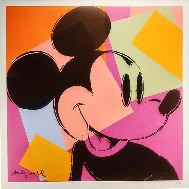 After Andy Warhol, Mickey Mouse, Lithograph, 1980s For Sale - Image 9 of 9