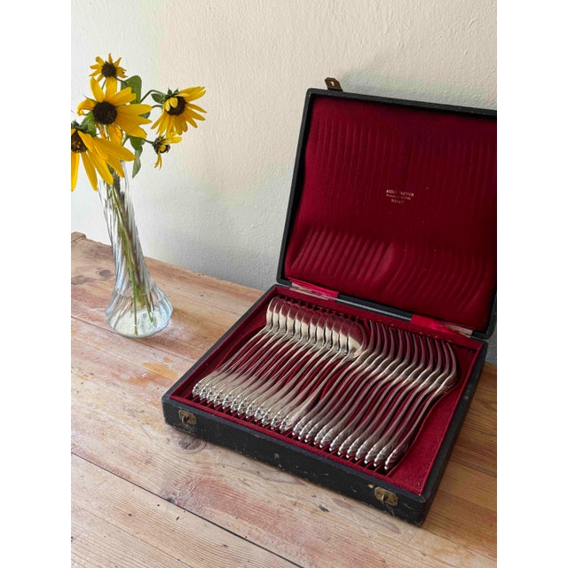 19世紀 フランス CHRISTOFLE アンティーク 4本セット Christofle & Cardeilhac Cutlery Flatware Renaissance
