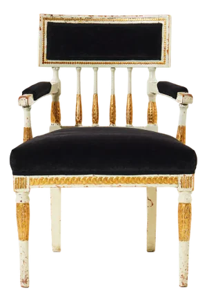 Lindome Armrest with Seal, 1840