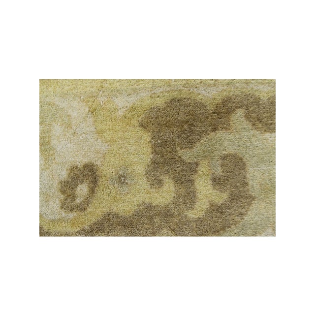 Brown Handwoven Agra Style Area Rug 11’2″ X 16’2″ For Sale - Image 8 of 10