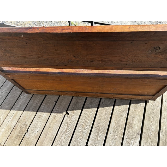 Storage Bench in Oak For Sale - Image 4 of 11
