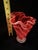 1990s Vintage MCM Murano Style Hand Blown Swirl Ruffle Rim Art Glass Vase For Sale - Image 5 of 6