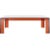 Amber Acrylic Square Coffee Table For Sale - Image 4 of 4
