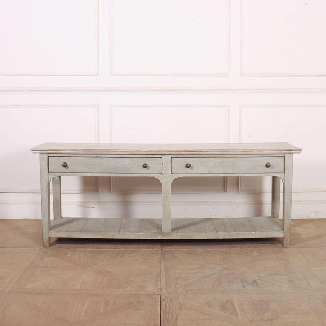 English Painted Potboard Dresser Base For Sale - Image 12 of 12