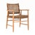 Banana Weave & Teak Arm Chair For Sale - Image 11 of 11