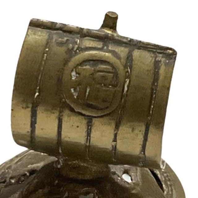 Japanese Bronze Incense Burner - Sailing Ship - Vintage For Sale - Image 4 of 8