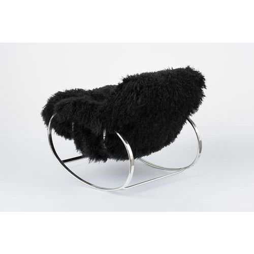 Rocking Chair by Guido Faleschini, 1970s For Sale - Image 3 of 6