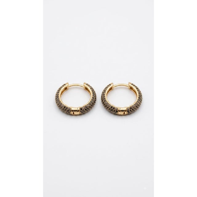 18k Gold Diamond 3.70ct Stud Earrings, New Creation, Pair For Sale In New York - Image 6 of 6