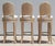 1980s Vintage Italian Hollywood Regency Grotto Shell-Back Swivel Bar Stools - Set of 3 For Sale - Image 11 of 18