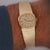 Vintage Rolex Precision 22m 18k Gold Champagne Dial Manual Wind Watch For Sale - Image 9 of 11