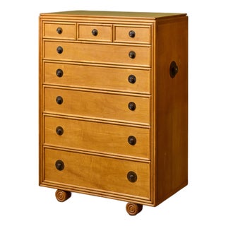 Maple Highboy Dresser for Johnson Furniture For Sale