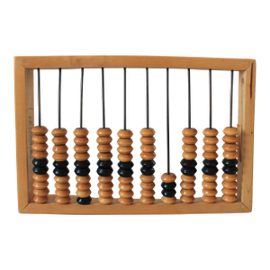 Vintage 1970's Russian Wooden Abacus Counter