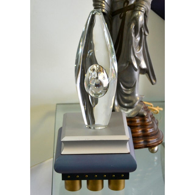 Timo Sarpaneva Timo Sarpaneva Orchid Art Glass Vase for Littala Finland For Sale - Image 4 of 10