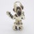 Silver Vintage Italian Handmade Genuine Silver Garden Gnome Solid Dollhouse Miniature For Sale - Image 8 of 11