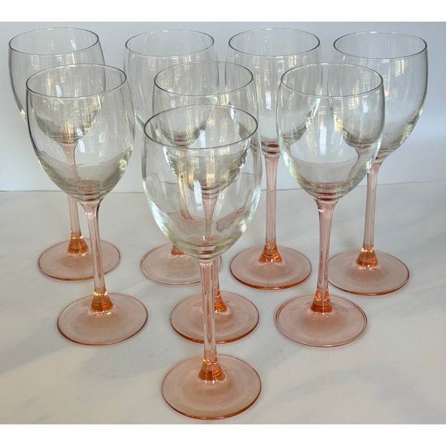 Sold in sets of four. Two sets of four available, simply select quantity at check out. Made in France with blush pink /...