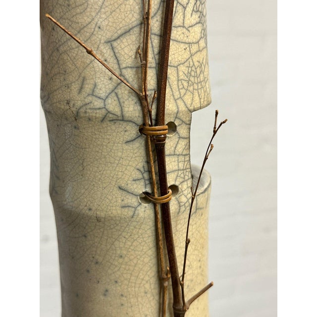 Vintage Raku Vessel For Sale - Image 12 of 12