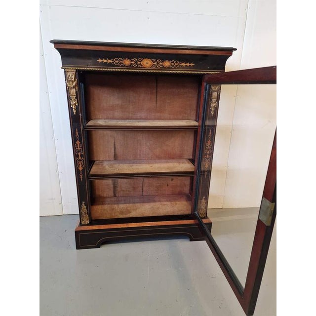 Antique Mahogany Display Case For Sale - Image 9 of 12