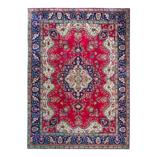 Vintage Persian Tabriz Rug For Sale