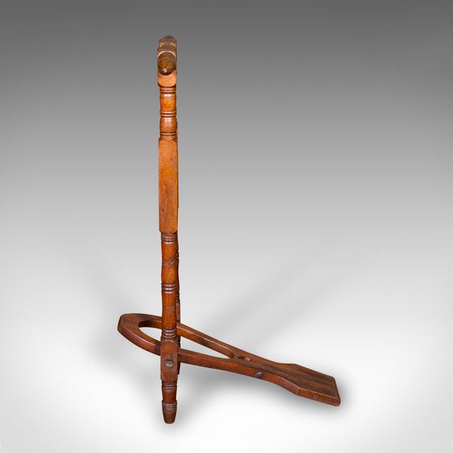 Antique Boot Jack, English, Walnut, Folding Shoe Pull, Victorian, Circa 1870 For Sale - Image 6 of 9
