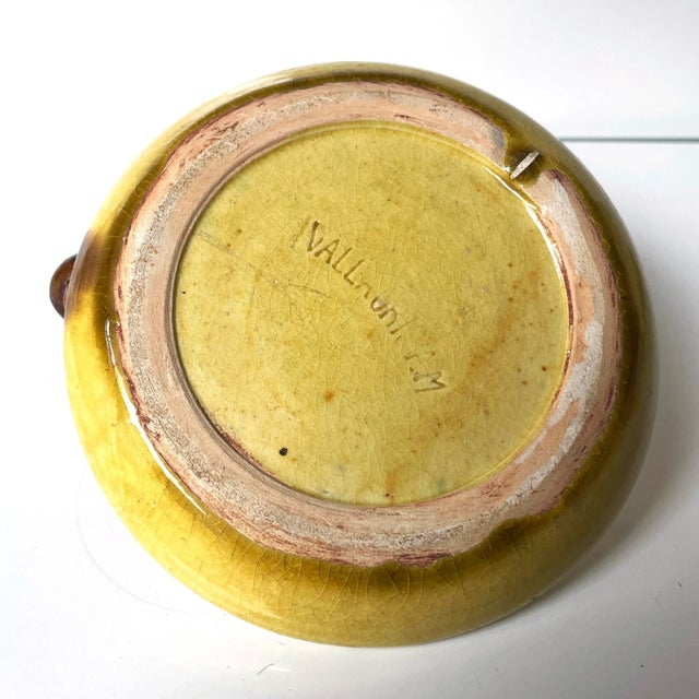 Ceramic French Vallauris Finger Loop Candle Holder With Rope Detail For Sale - Image 7 of 8