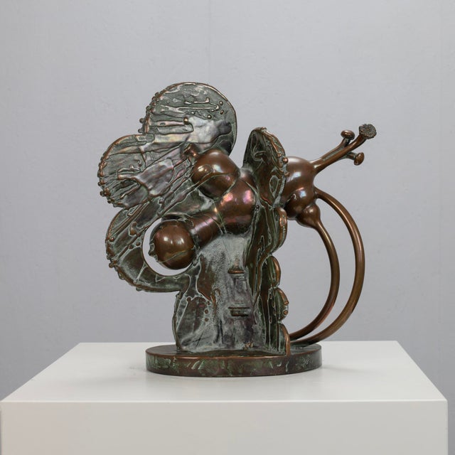 César Bailleux, Abstract Organic Sculpture, 1980s, Bronze For Sale - Image 11 of 11