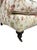 Pair of Lee Industries Floral Upholstered Lounge Chairs With Brass Casters For Sale - Image 11 of 12