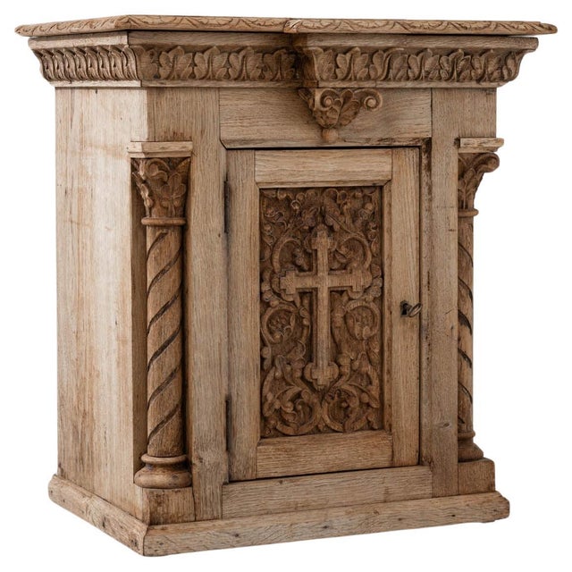 19th Century Belgian Bleached Oak Box For Sale - Image 15 of 18