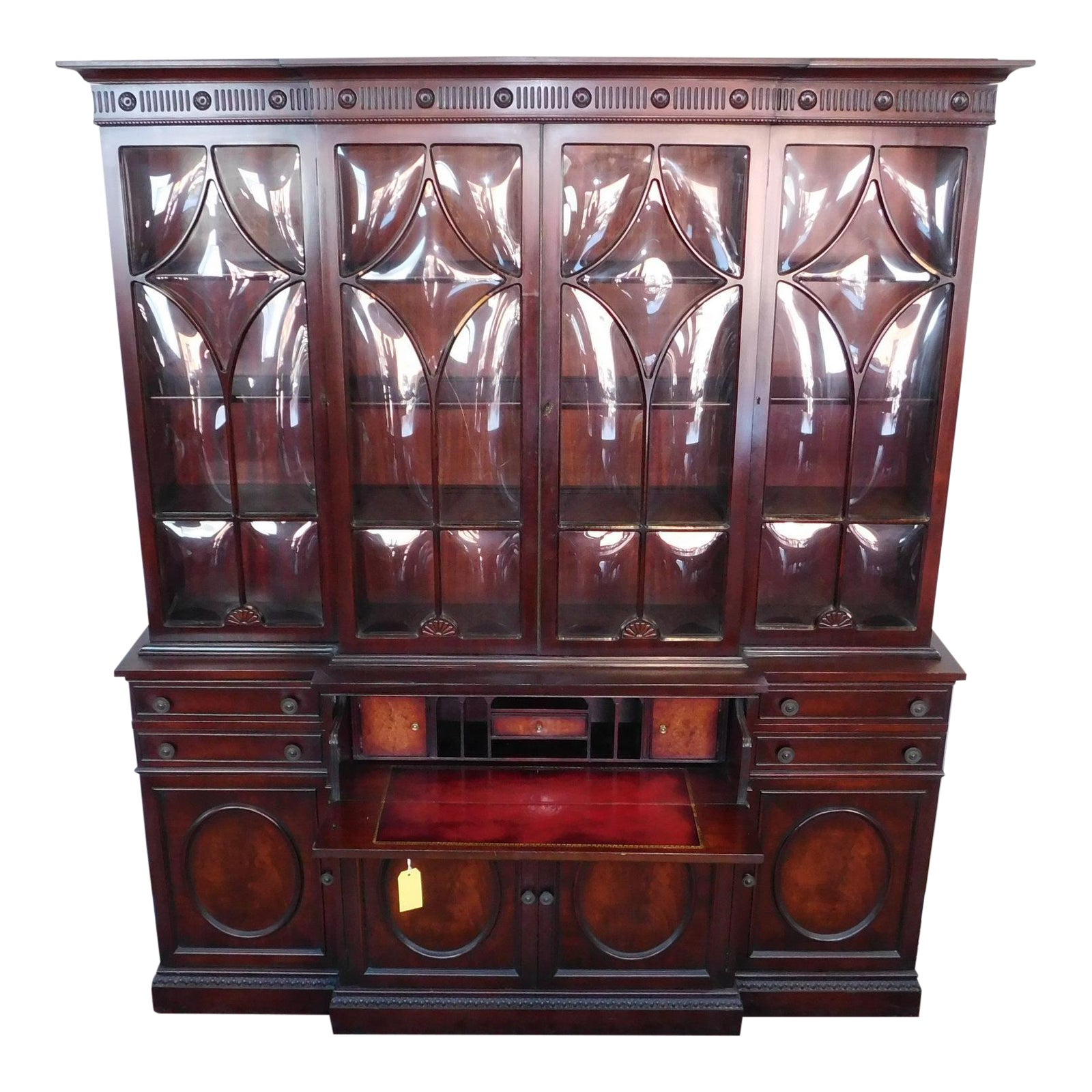 Vintage 1950s Mahogany Dining Room Breakfront China Chairish