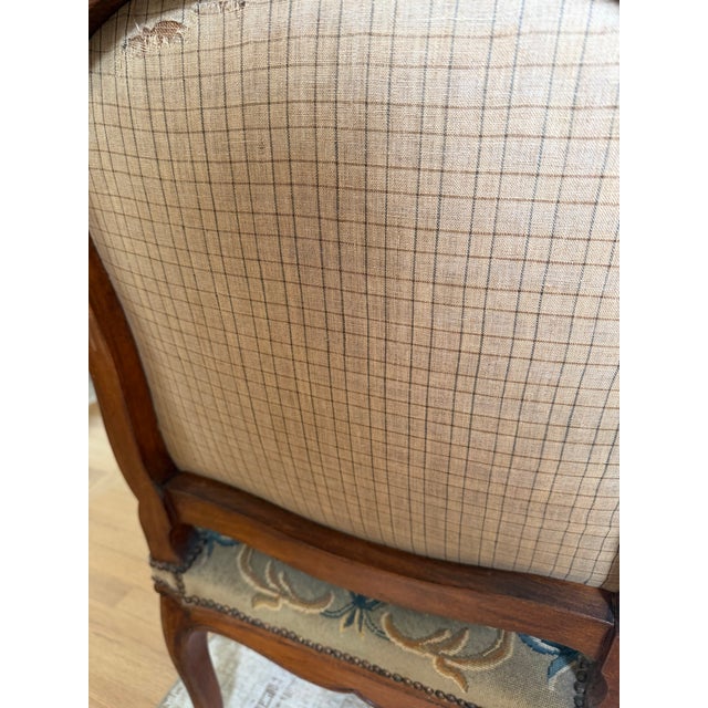 Antique French Louis XV Style “Queen’s Chair” — Chaise De La Reine For Sale - Image 11 of 11