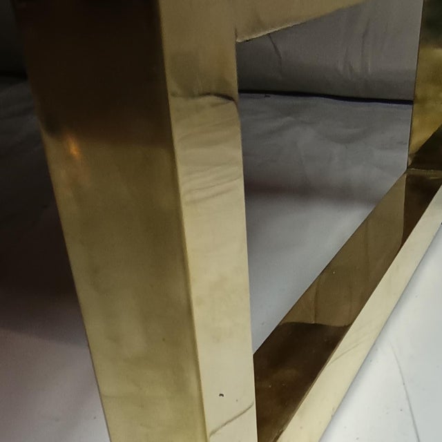 Wood Burgundy Dry Bar with Clear Murano Glass Spheres and Brass from Justfurnituress SRL For Sale - Image 7 of 8
