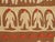 Very likely an North African textile tapestry with Geometric Design Rendered in tribal motifs, animals, people on horse...