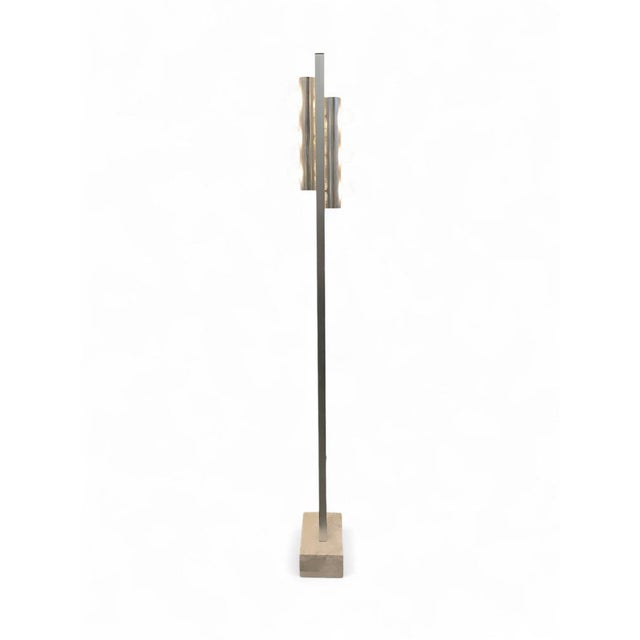 6-Light Floor Lamp with Marble Base from Targetti, 1970 For Sale - Image 11 of 13