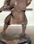 Metal Japanese Bronze Samurai Warrior Sculpture With Spear, Early 20th Century For Sale - Image 7 of 16