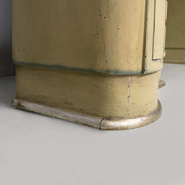 Art Deco Italian Makeup Console with Mirror and Stool in Wood, 1930s, Set of 2 For Sale - Image 16 of 18