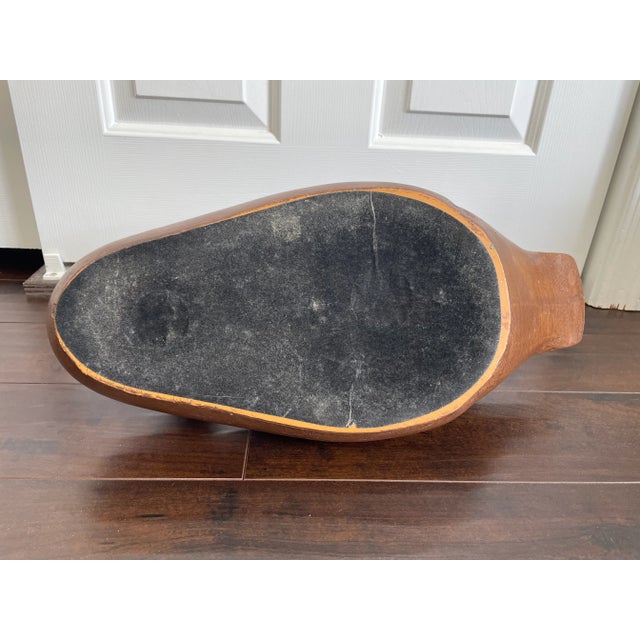 Plastic Vintage Life Size Composite Resin Goose Decoy For Sale - Image 7 of 9